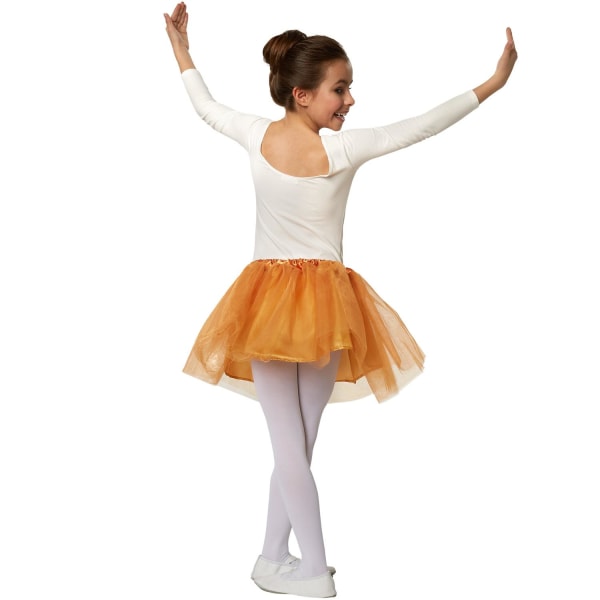 tectake Barn-ballerinakjol guld Gold 116 (5-6y)