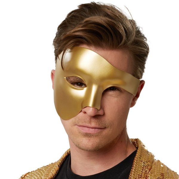 tectake Venetiansk mask Fantom Guld
