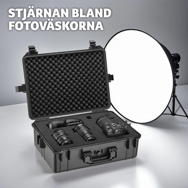 tectake Kameraväska Svart