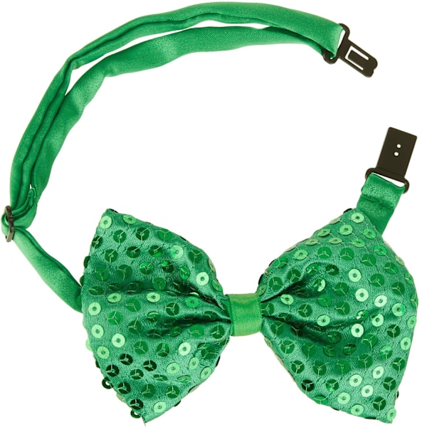 tectake St. Patrick’s Day fluga med paljetter Grön