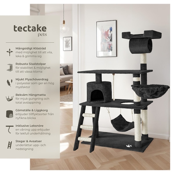 tectake Katt klösträd, Martin Svart