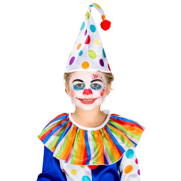 tectake Clowndräkt för barn Clownen Jux Blue 140 (9-10y)