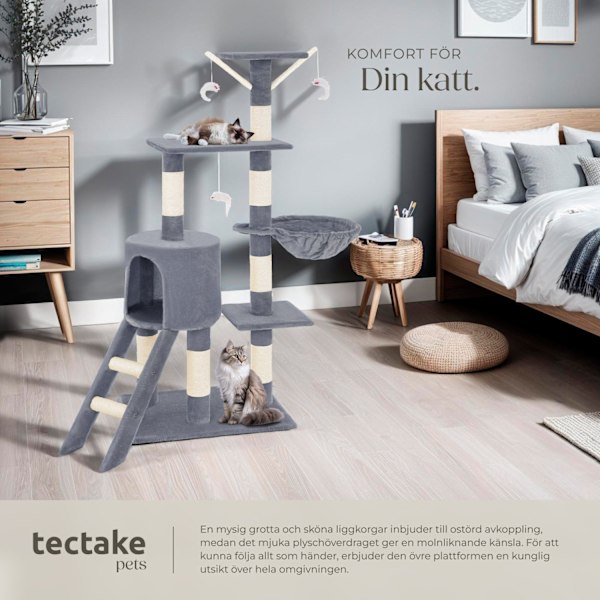 tectake Klösträd Dominik grå