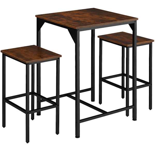 tectake Barset Iverness Mörkbrun