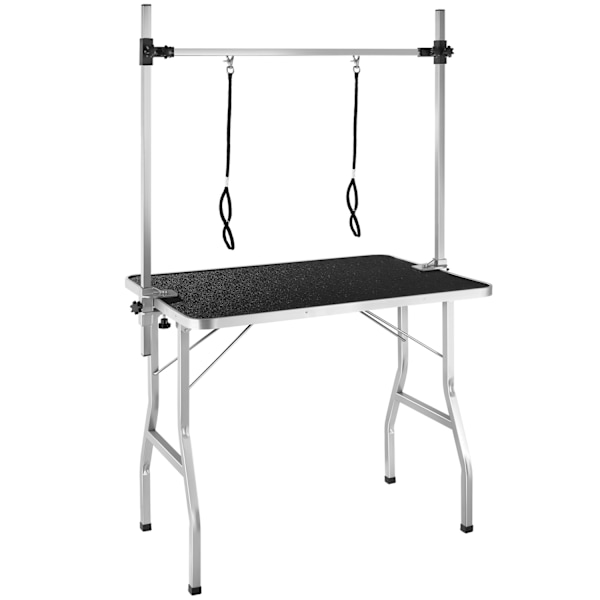 tectake Trimbord med koppel Silver