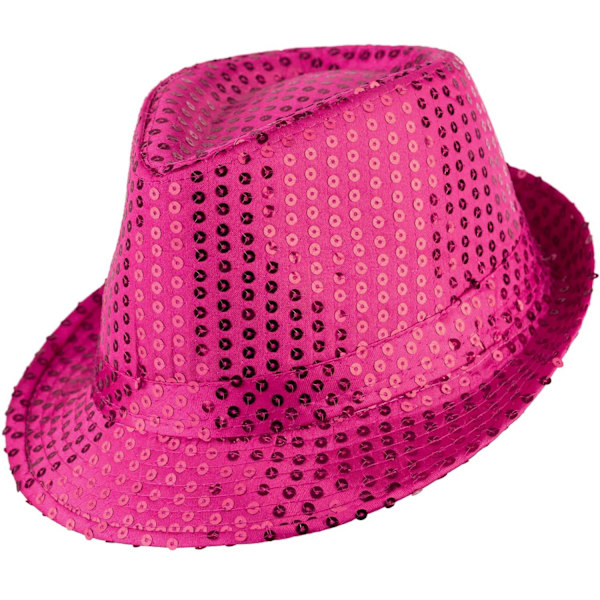 tectake Partyhatt med paljetter Rosa