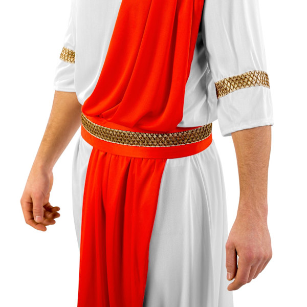 tectake Maskeraddräkt Herr Gaius Julius Caesar White XXL