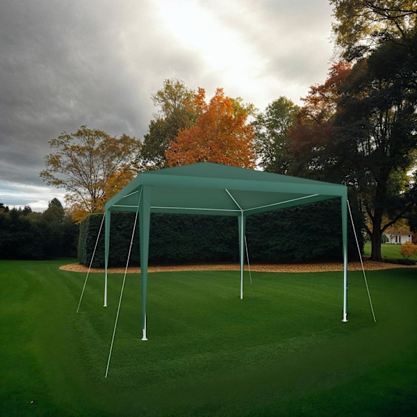Paviljong Farah 3x3m vattentät med plugg-in system - grön Grön