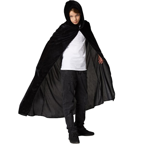tectake Mystisk sammetscape svart - 74 cm Svart