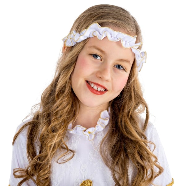 tectake Maskeraddräkt Flicka Julängel White 116 (5-7y)