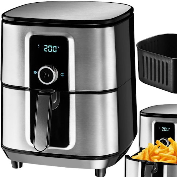 tectake Airfryer Ben 10.2 L Silver