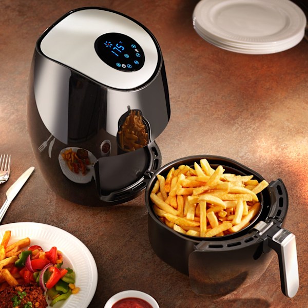 tectake Airfryer Mitch 3,6 L Svart