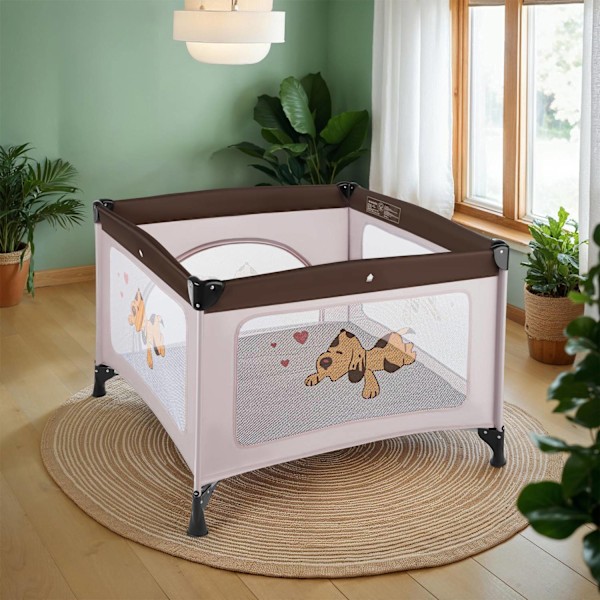 tectake Lekhage Tommy Junior 105x105x78cm Brun
