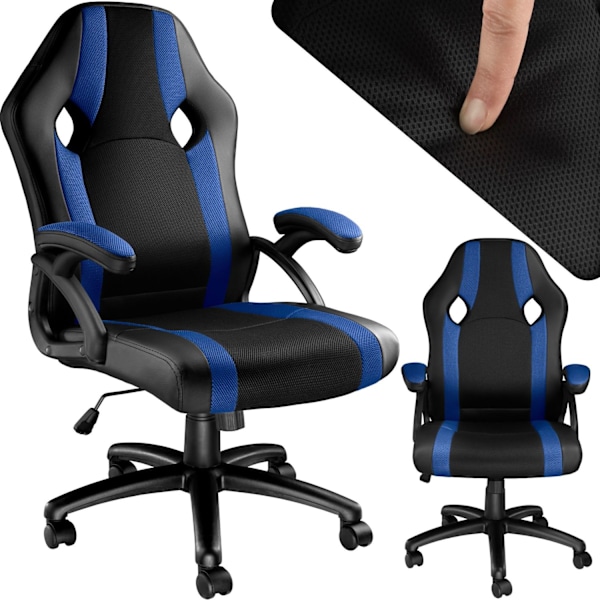 tectake Gamingstol Goodman Blå