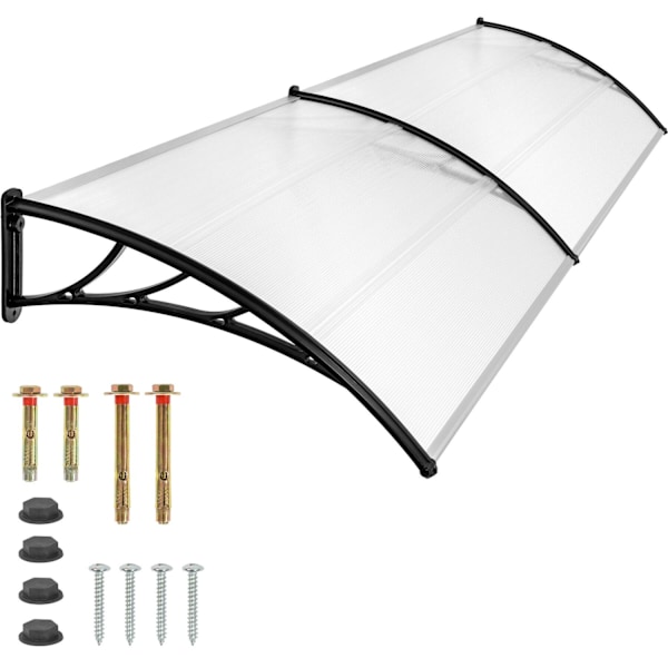 tectake Entrétak transparent - 200 cm Transparent