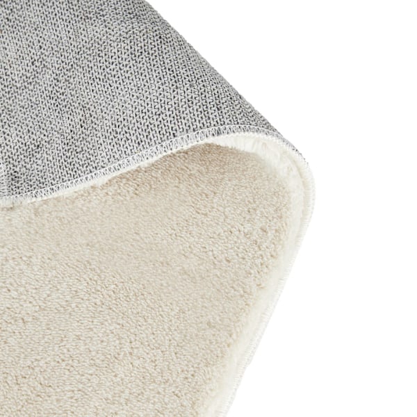 Kortluggig matta Soft Zone - creme, 60 x 110 cm Grädde