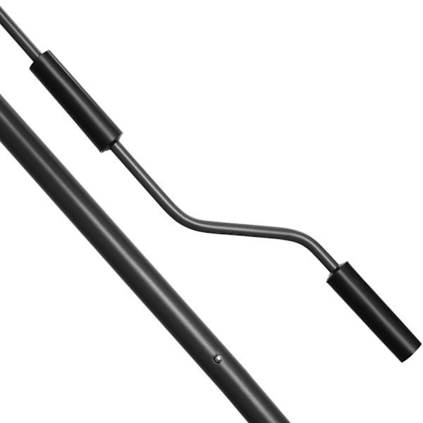 tectake Spännmarkis och soltak med handvev, höjdjusterbar - 400 x 180 cm Ljusgrå