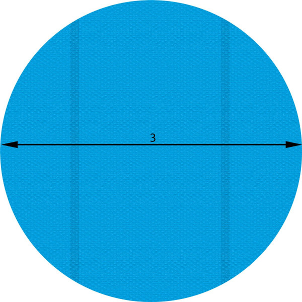 tectake Poolskydd runt - Ø  300 cm Blå