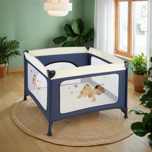 tectake Lekhage Tommy Junior 105x105x78cm Blå