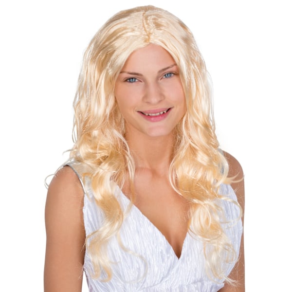tectake Peruk Ängel Blond Gul