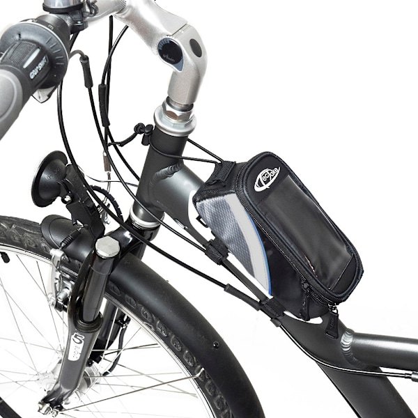 tectake Cykelväska för smartphones - 20 x 9,5 x 10 cm multifärg