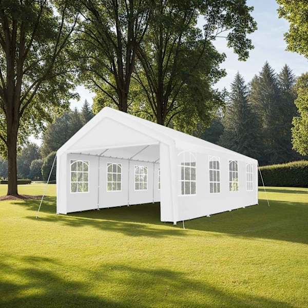 tectake Partytält Mammut 8x4m Vit