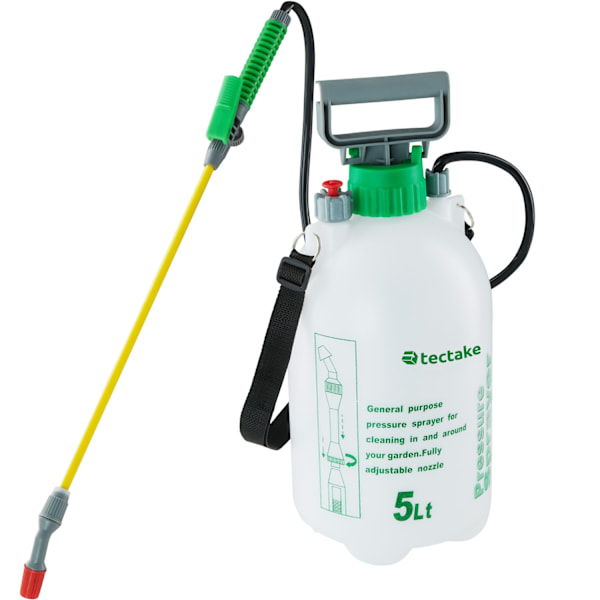 tectake Tryckspruta 5l Vit