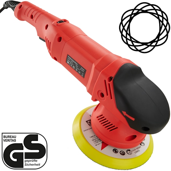 tectake Oscillerande polermaskin 710W - 3 Röd