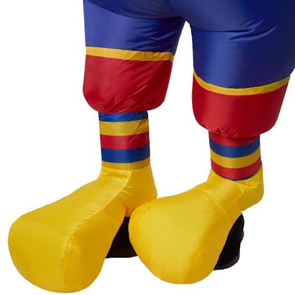 tectake Uppblåsbar dräkt Clown multifärg