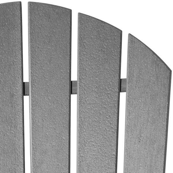 tectake Trädgårdsstol i Adirondack design Ljusgrå