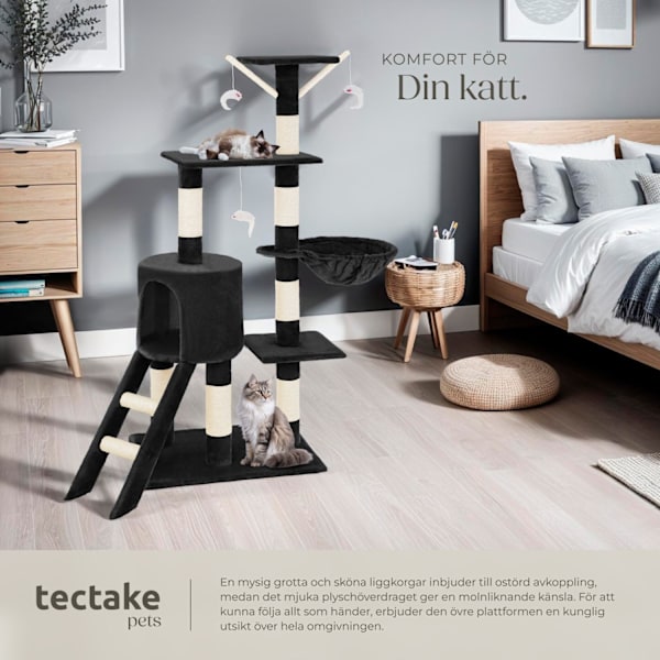 tectake Klösträd Dominik Svart