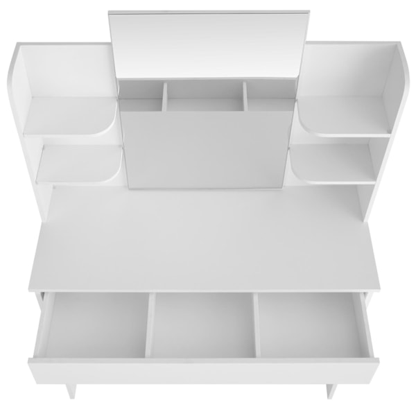 tectake Sminkbord Camille Vit