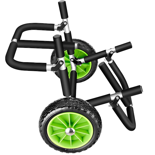 tectake Transportvagn för surfbräda WaveWheel, hopfällbar, för 2 brädor Grön