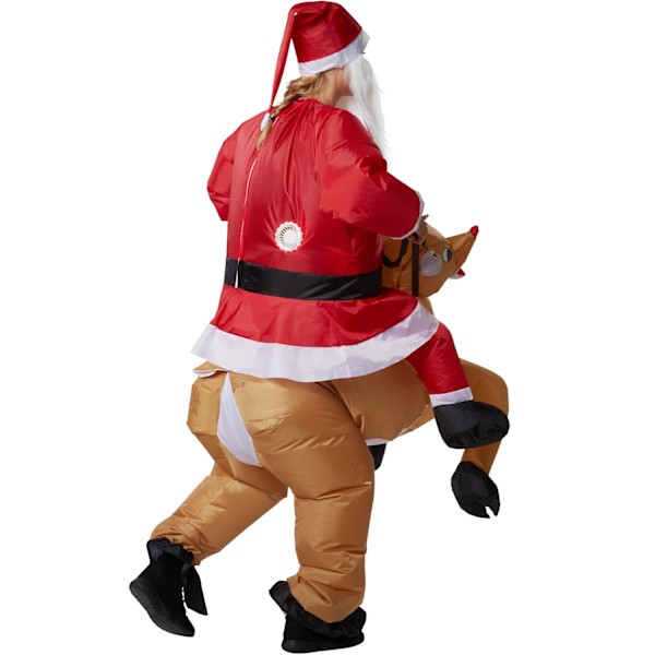 tectake Ridande dräkt Santa Claus Röd