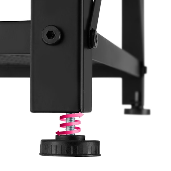 tectake TV-bänk - 141 cm Mörkbrun