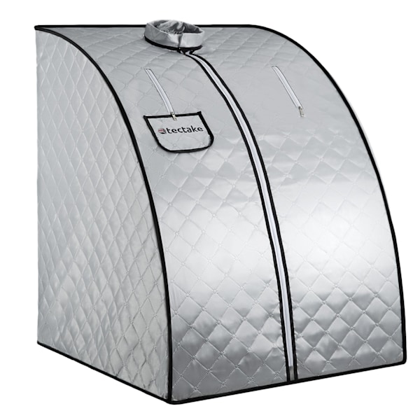 Mobil ångbastu ThermaLuxe II, 1000 W, 15 temperatursteg - grå/blå grå/blå