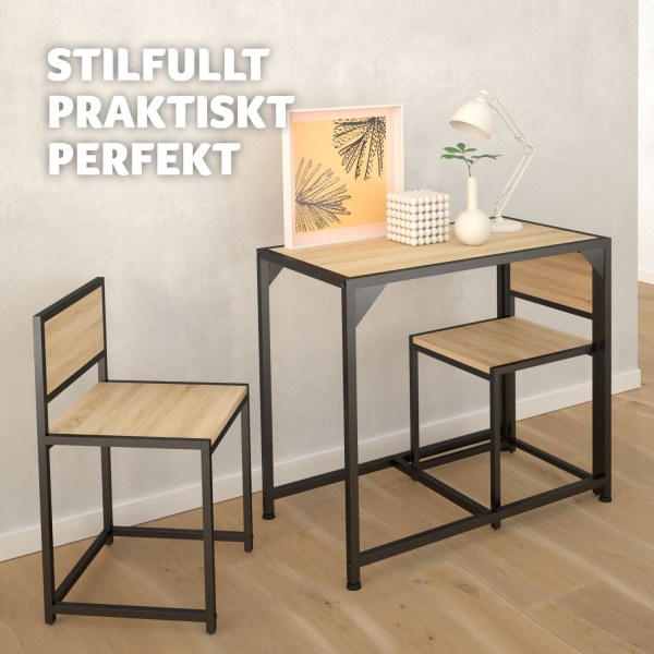 tectake Milton Sittgrupp Ljusbrun