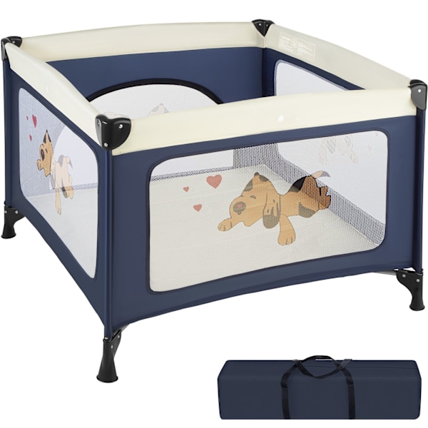 tectake Lekhage Tommy Junior 105x105x78cm Blå