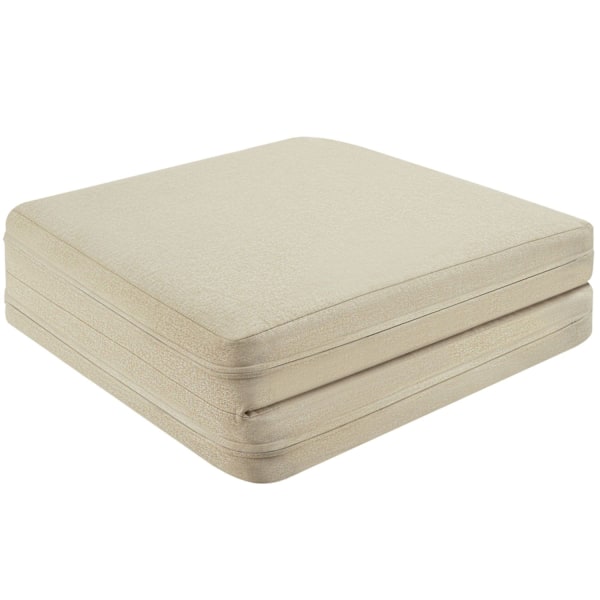 tectake Leksoffa Lilly, 8-delad, med sovfunktion - 120 cm Beige