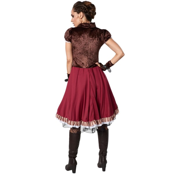 tectake Steampunk Elegant dam Red L