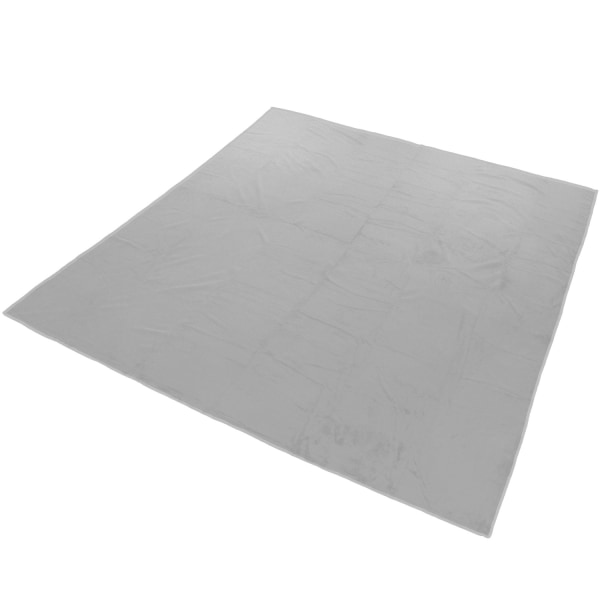 tectake 2 filtar i polyester 220x240 cm grå
