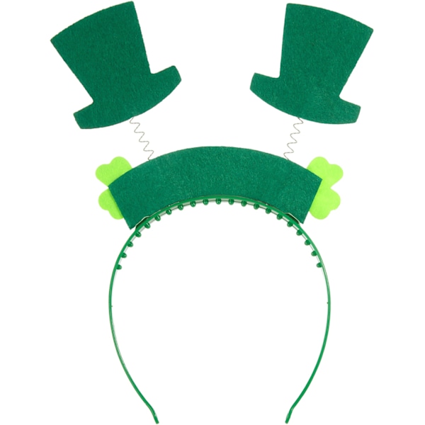tectake St. Patrick’s Day huvudbonad text med cylinderhattar Grön