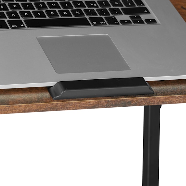 tectake Sidobord med tippbar skiva Ruston 55x35x66,5cm Mörkbrun