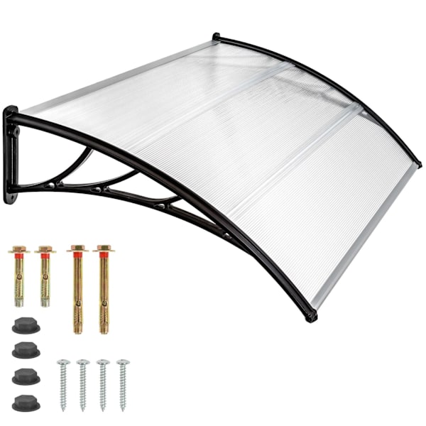 tectake Entrétak transparent - 120 cm Transparent