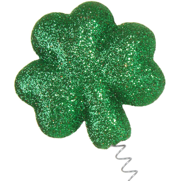 tectake St. Patrick’s Day huvudbonad glittrande klöver Grön