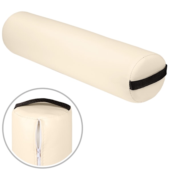 tectake Pall + 2 massagerullar Beige