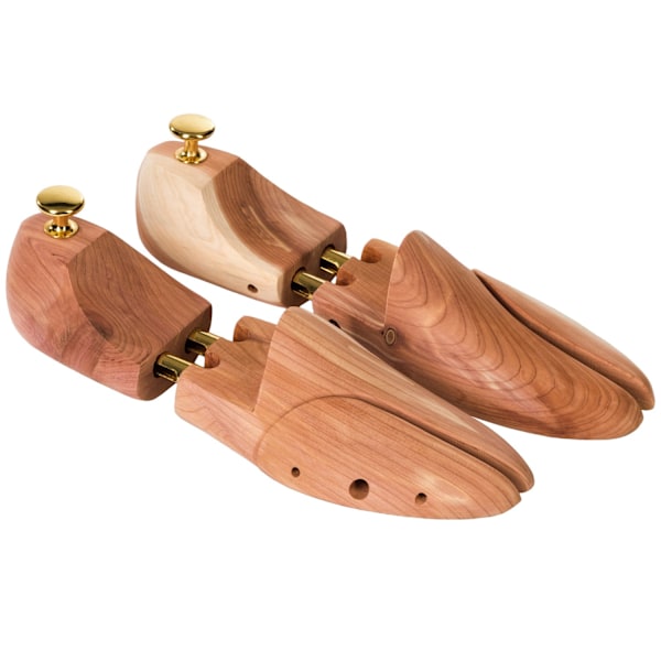 tectake Skoblock cederträ - 39-41 Brun