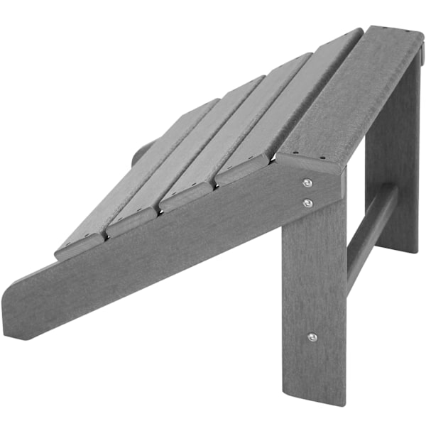 tectake Fotpall Ljusgrå