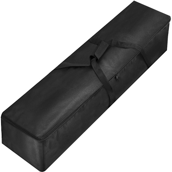 tectake 3 studiolampor med softbox, stativ och väska Svart