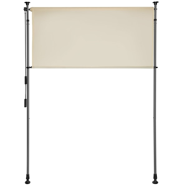 Markis Taija med handvev - 100 x 310 cm, beige Beige
